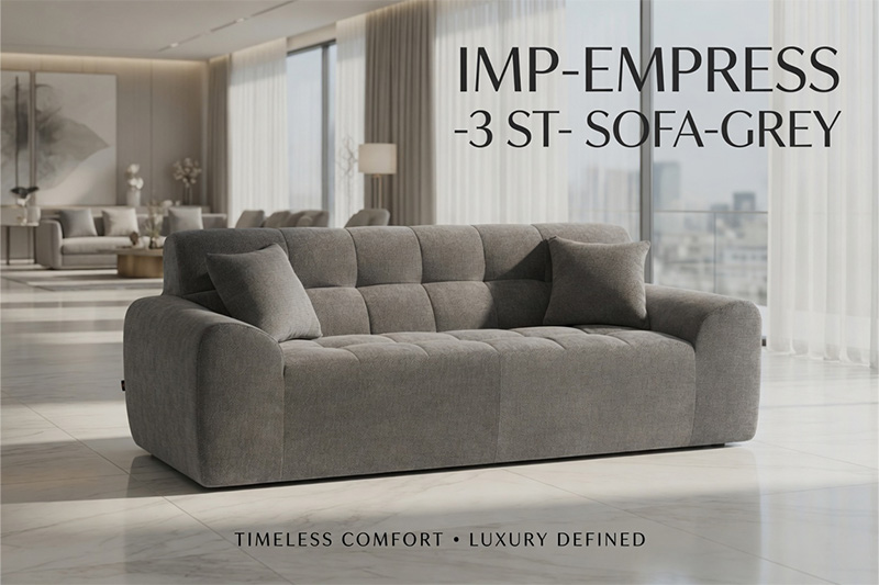 Compressed 3-Seater grey
